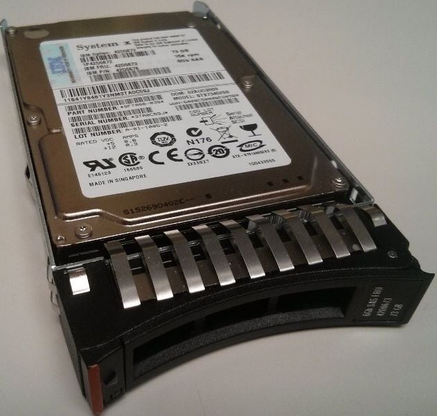 IBM 42D0672 73GB 15k 2.5 Inch SAS 6G Hot Swap Hard Drive | USED