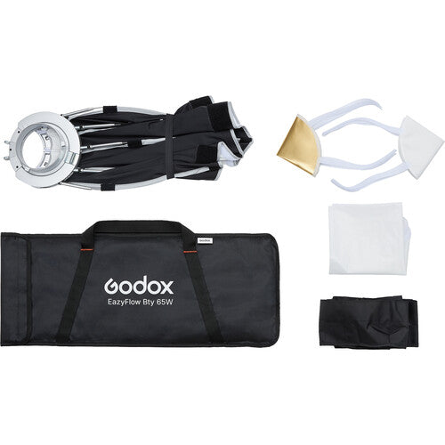 Godox EazyFlow Bty 65W Collapsible Beauty Dish (Black/White, 25.5"/64.8cm)