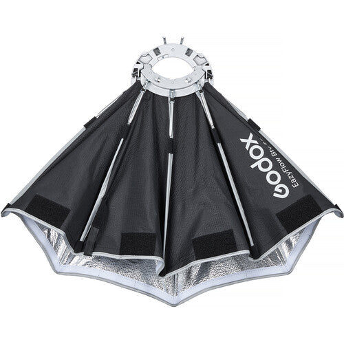 Godox EazyFlow Bty 65S Collapsible Beauty Dish (Black/Silver, 25.5"/64.8cm)