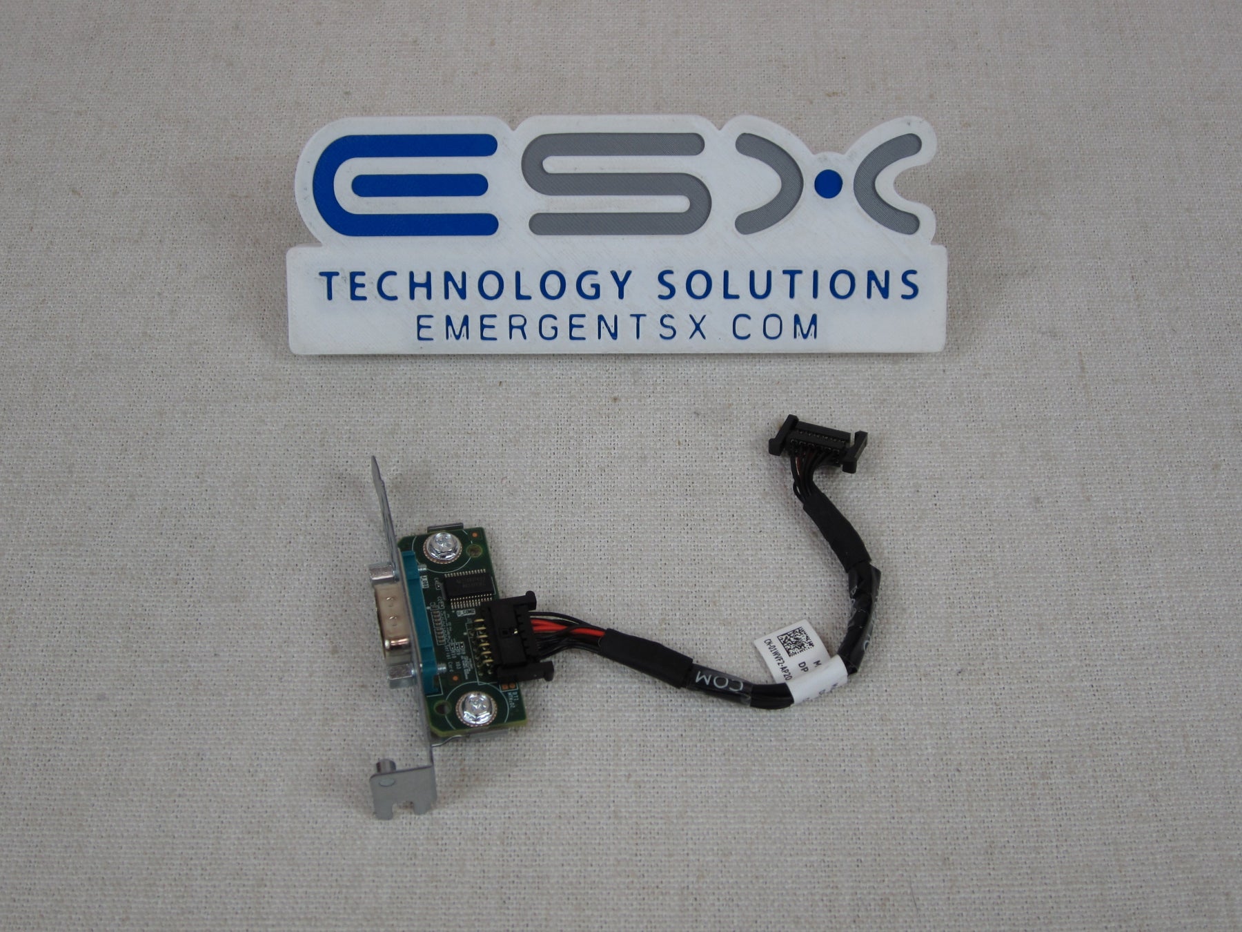 Dell DDN4N Serial COM Port Card w/ Cable Assembly 1WVF2 for PowerEdge 15/16G