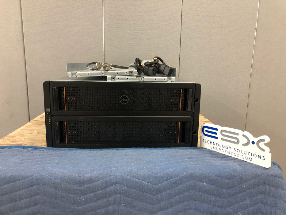 Dell Compellent SCV2080 Dense 336TB 10GbE iSCSI Storage Array 84x 4TB HDDs