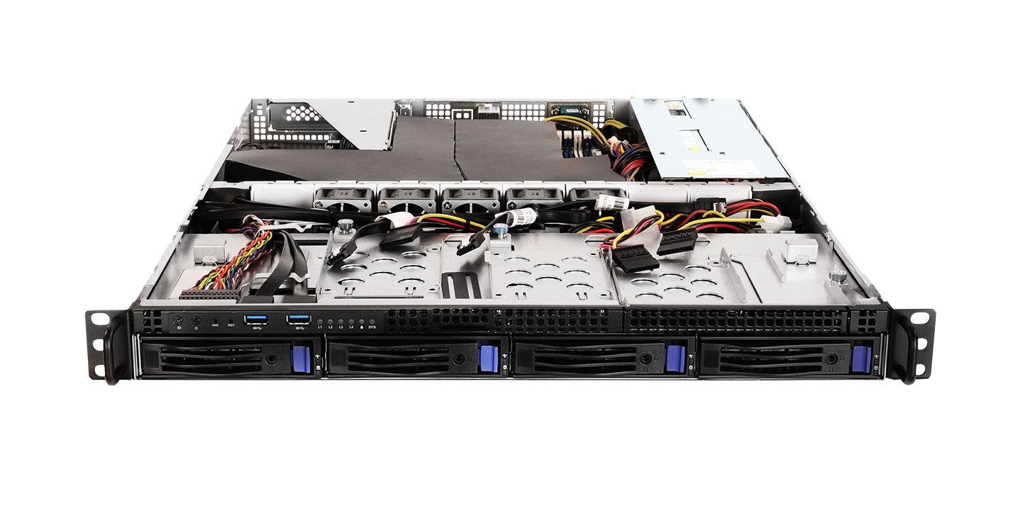 ASRock 1U4LW-X470 RPSU 1U AMD Ryzen 16 Core Barebone Server
