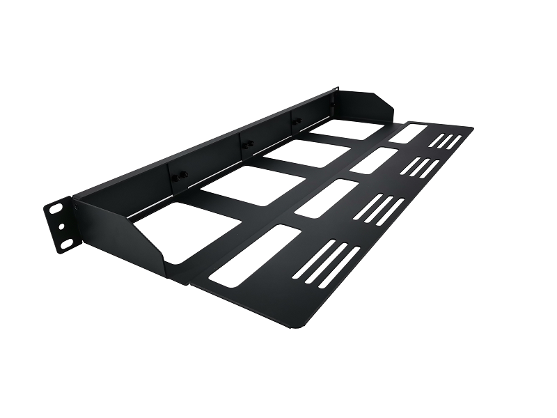 FHD High Density 1U Rack Mount Modular Enclosure Unloaded, Rear Cable Managers, Holds up to 4 x FHD Cassettes or Panels, 144 Fibers (LC), FHD-1U-CMP400