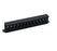Horizontal Single Sided Manager, 1RU, Finger Duct with Cover, 3.43 in. Depth