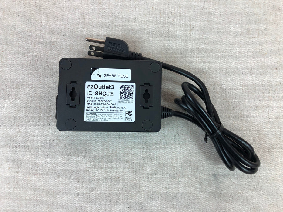 Proxicast ezOutlet3 EZ-62b Internet IP Enabled single outlet power switch
