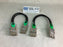 Lot of 2 Molex 74546-0813 iPass PCIe x8 .5M 24 AWG Cable Assembly