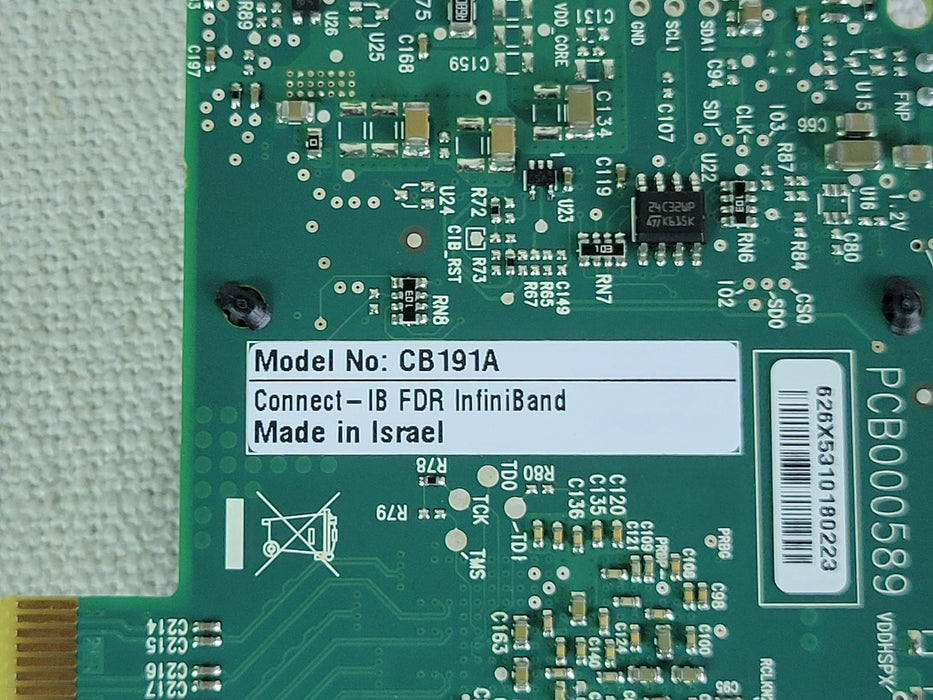 Mellanox MCB191A-FCAT SinglePort 56Gb/s Connect-IB FDR Infiniband Adapter CB191A