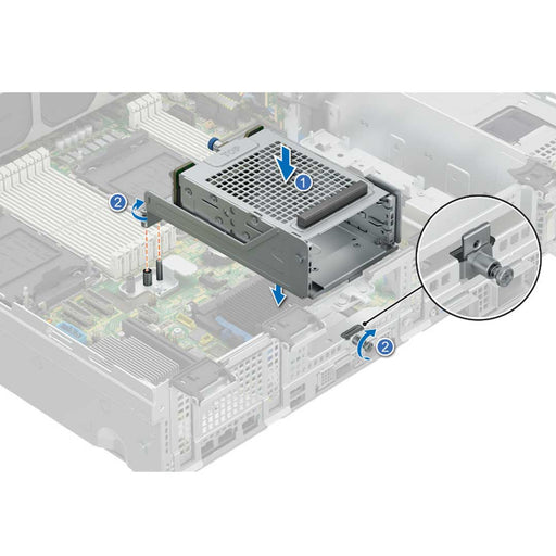 2 SFF Rear Drive Cage | Dell PowerEdge R760XD2