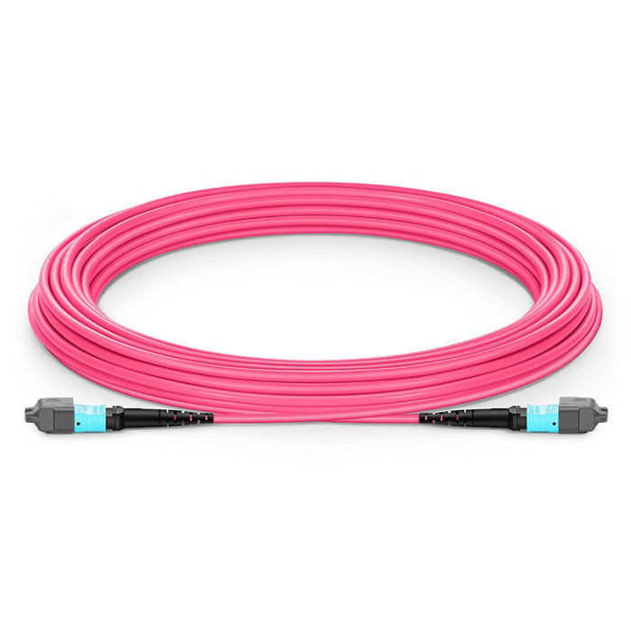 MTP-24  Female 24 Fibers LSZH OM4 50/125 Multimode Elite Trunk Cable