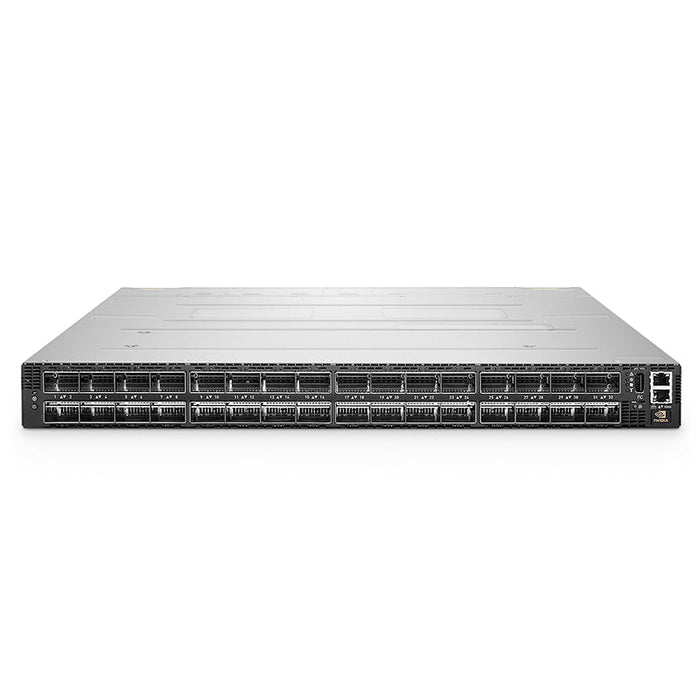 MQM9700-NS2F, NVIDIA® 32 800G OSFP InfiniBand Data Center Switch, 64-Port NDR 400G, Managed, x86 Dual Core, NVIDIA Quantum™-2 Chip, P2C Airflow, with 1-year Service Bundle