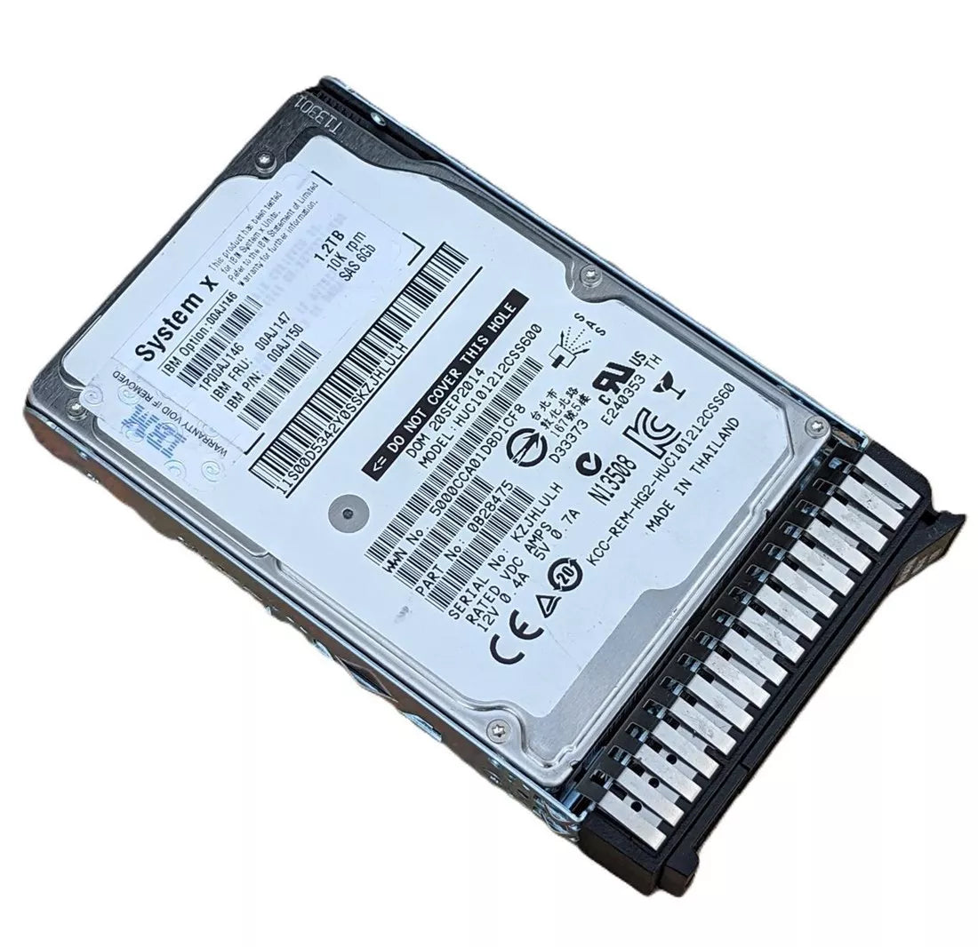 IBM 00AJ147 Hard drive 1.2 TB SAS 6Gb/s New F/s | USED