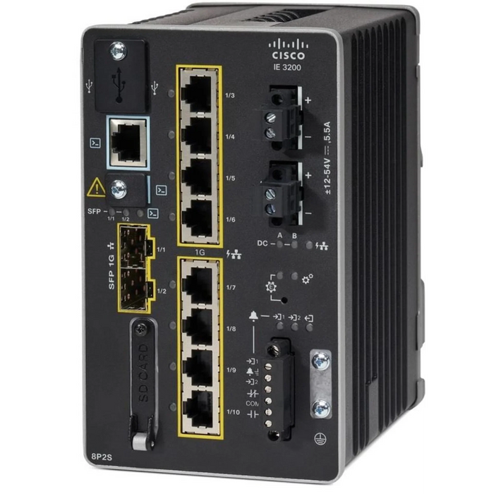 Cisco Catalyst IE3100 8GE PoE+ 2GE Combo Switch (IE-3100-8P2C-E)