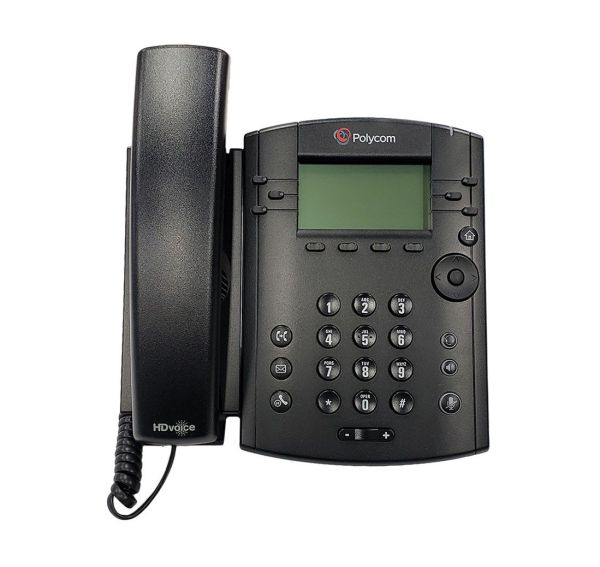 2200-48350-025 - Polycom VVX 301 6-Lines Dual-Port Ethernet 3.2-inch LCD IP Phone
