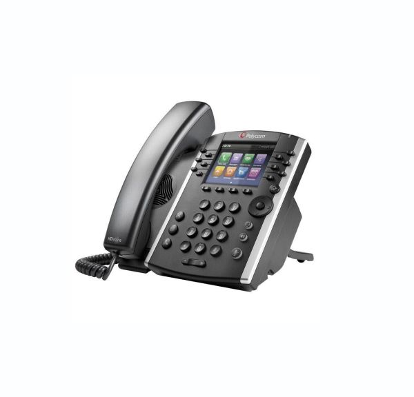 2200-48450-019 - Polycom VVX 411 12-Lines Dual-Port Ethernet 3.5-inch LCD IP Phone