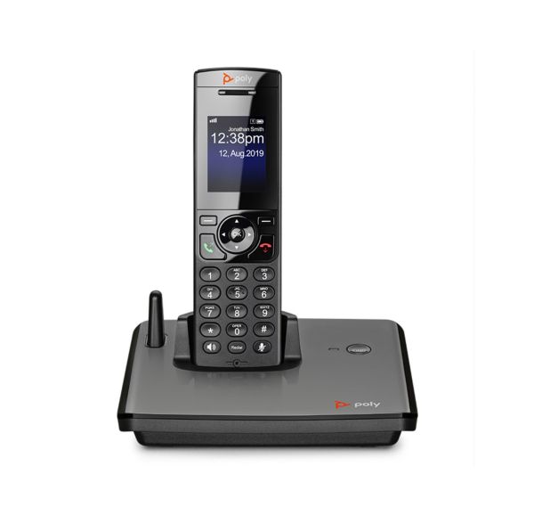 2200-49230-001 - Polycom VVX D230 8-Line Dual-Port Ethernet 2.0-inch LCD Cordless DECT VoIP Phone