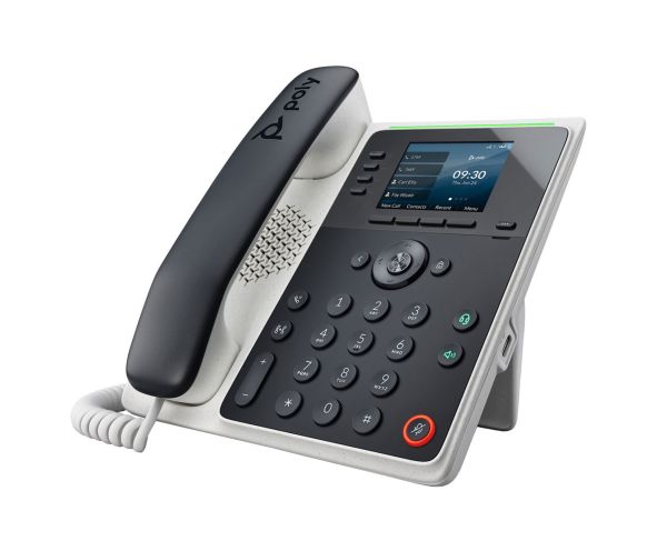 2200-86990-025 - Polycom Edge E220 4-Lines Dual-Port Ethernet 2.8-inch Color LCD Display Bluetooth IP Deskphone