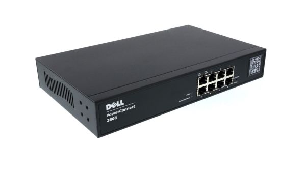 224-5878 - Dell PowerConnect 2808 Ethernet 8-Port Switch Managed