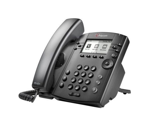 2314-46161-001 - Polycom VVX 310 6-Lines Dual-Port Ethernet 3.2-inch LCD IP Phone
