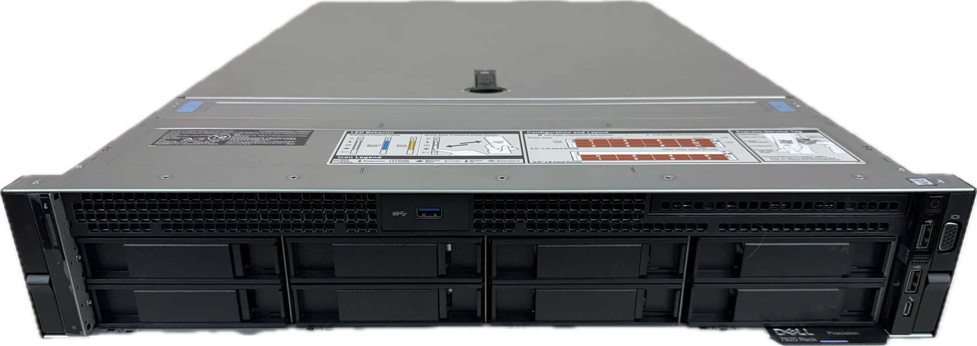 Dell Precision R7920 8-Bay 3.5" CTO LFF Server | 1 x Heatsink | 2 x 1100W, idrac