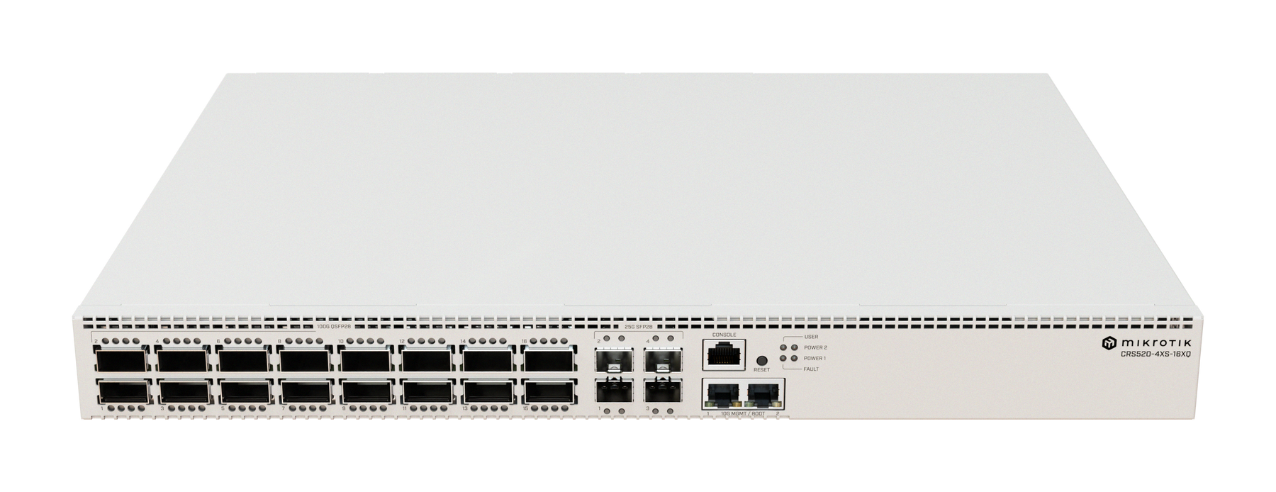 Mikrotik CRS520-4XS-16XQ-RM Managed Switch 16×QSFP28 4×SFP28
