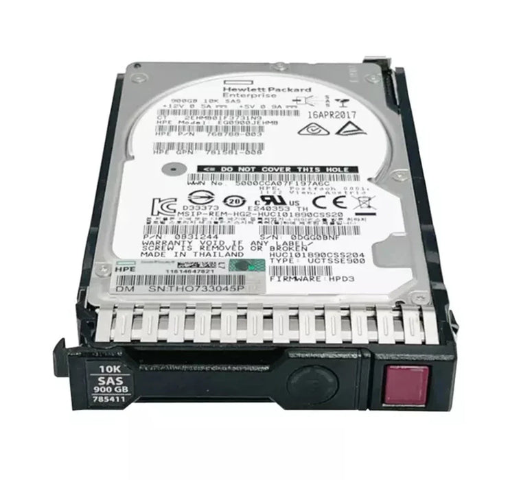 HP 785411-001 900GB 12G 10k 2.5Inch SAS Sc Ent Hdd | USED