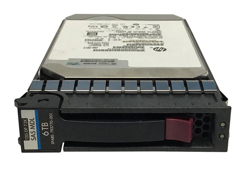 HPE 793770-001 Helium Filled 512e 6TB 12G SAS 7.2K Lff Sc Hdd | USED