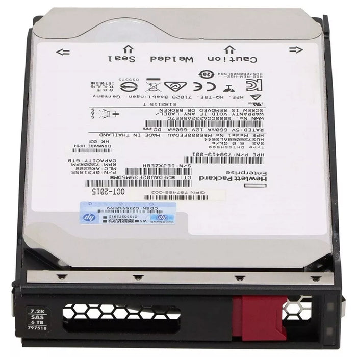 HP 797518-001 Midline 6TB 6G Sas 7.2k 3.5Inch Hdd | USED