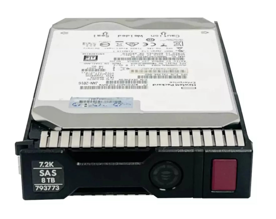 HP 791394-002 512e 8TB 12G SAS 7.2K 512e Lff SC Helium Hdd F/s | USED