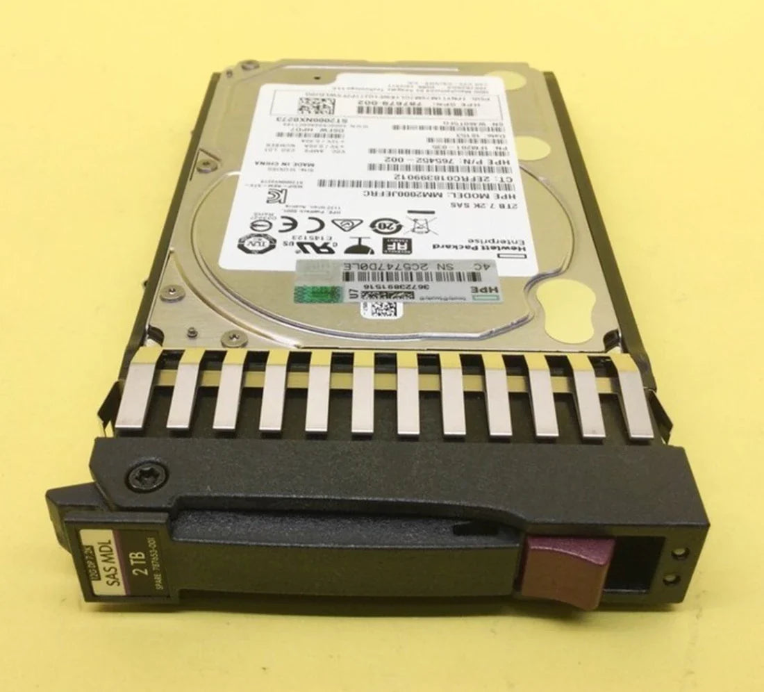 HP 787653-001 MSA Midline 2TB 7.2k 12G Sff 512e Hdd | USED