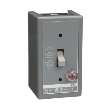 2510FG2P | Fractional Horsepower Manual Starter, 16A, NEMA 1, 2-Pole, Toggle Operated, Red Indicator, 277VAC | Square D