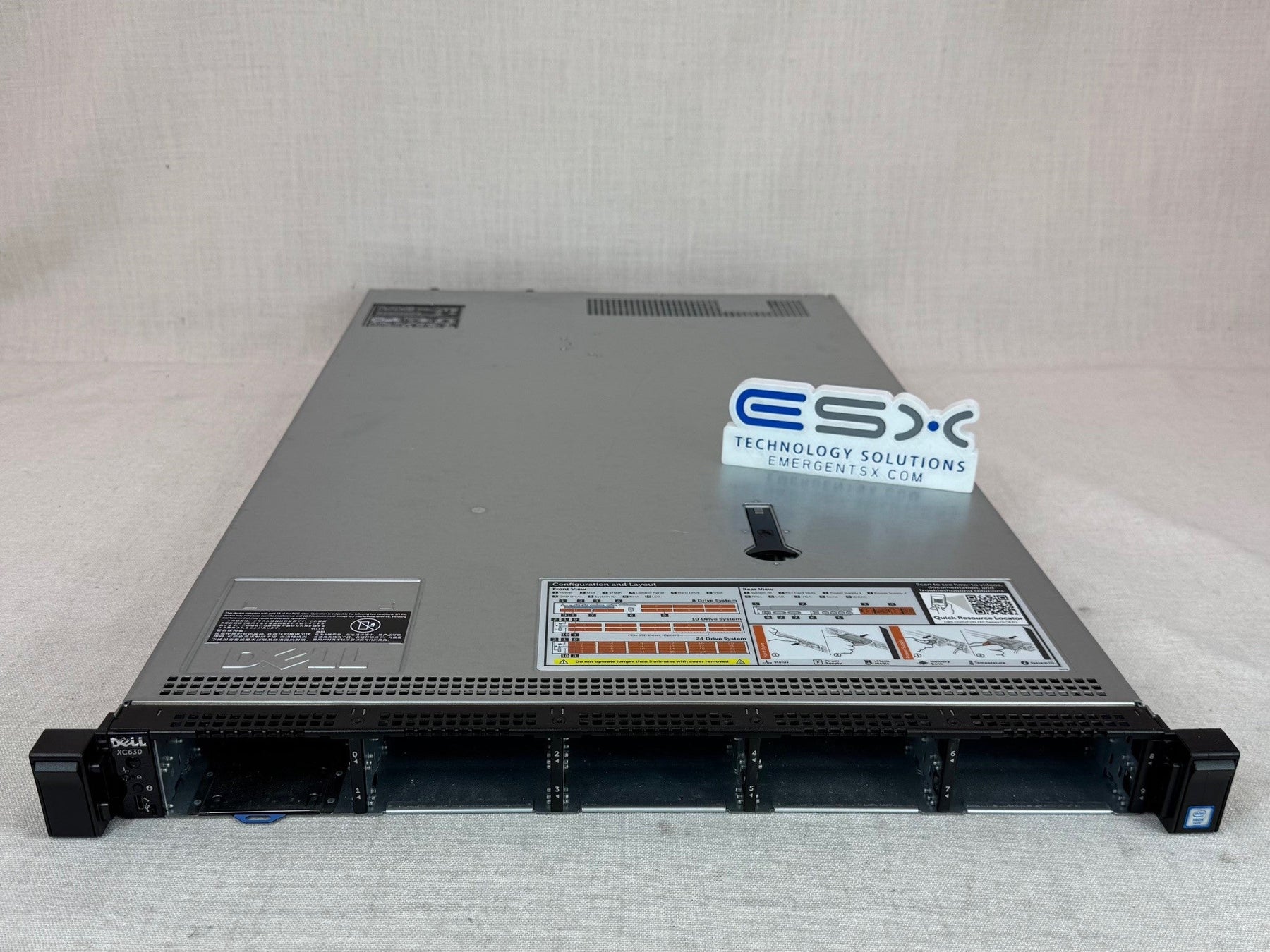 Dell PowerEdge XC630 10x 2.5” Server(same as R630) – 2x 14C E5-2680v4, 64GB RAM