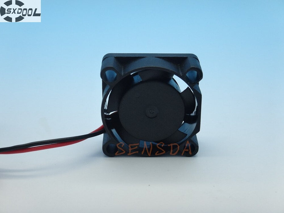 25x25x10mm 12V DC 0.08A 2-Wire Axial Cooling Fan
