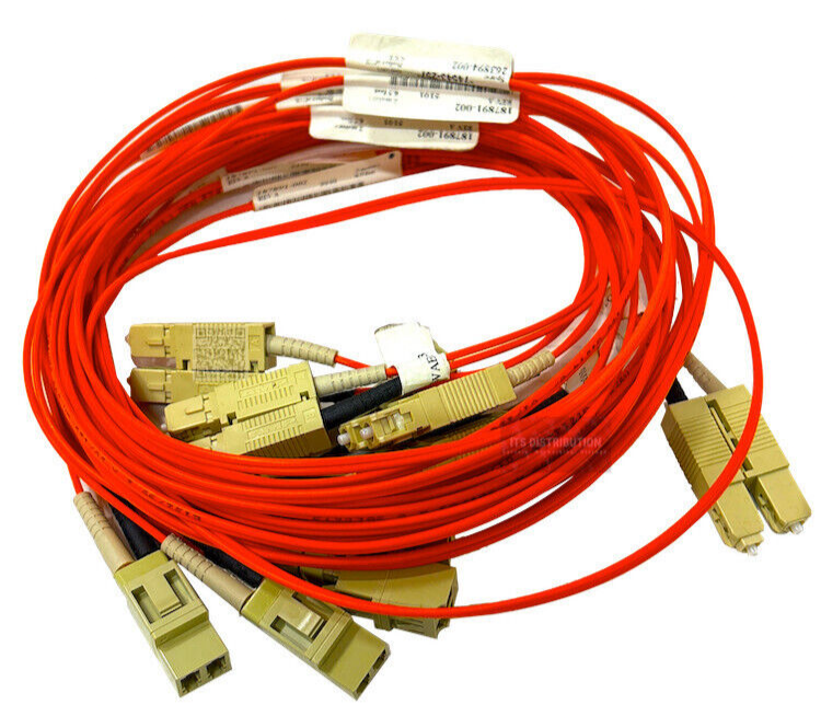 263894-002 I LOT OF 5 HPE 2M LC-SC Fiber Cable Kit 2GB-1GB 221691-B21 187891-002