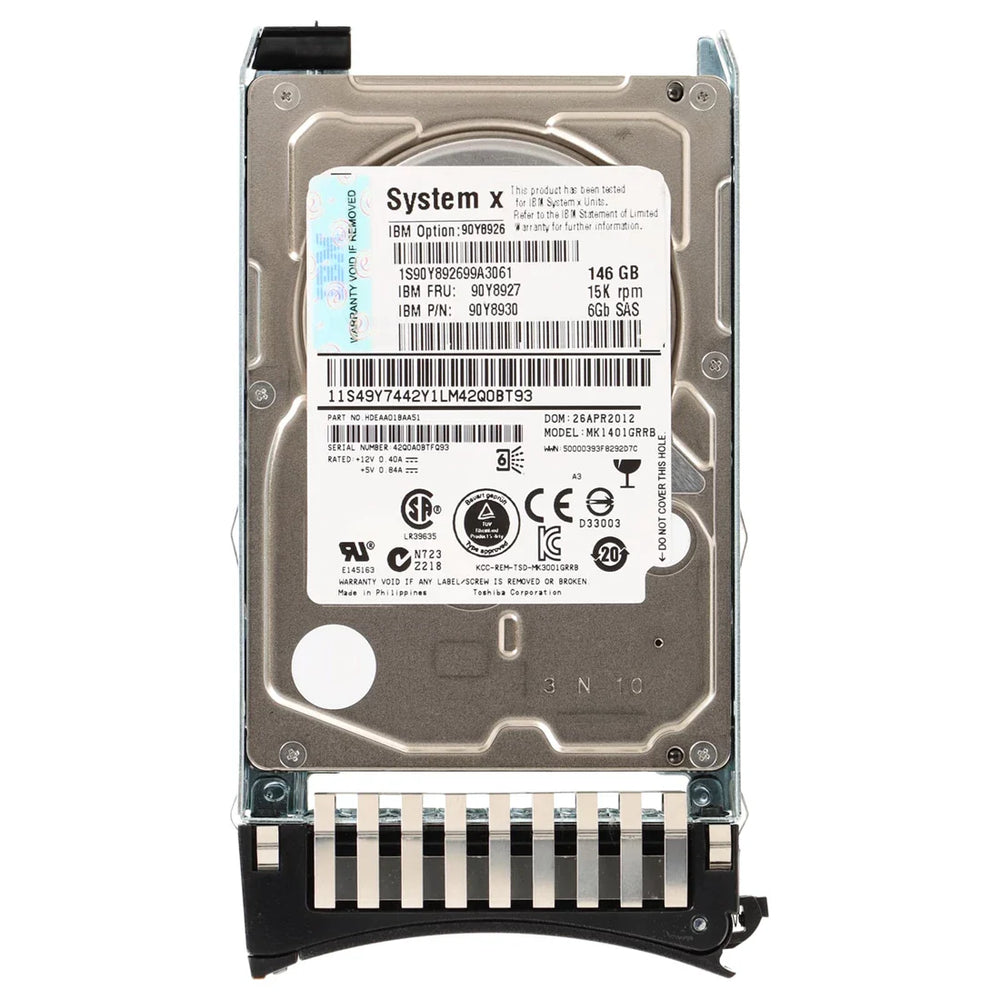IBM 90Y8926 Hard drive 146 GB SAS 6Gb/s | USED