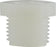 28679W | 1-1/2 X 1 WHITE NYLON HEX BUSHNG | Midland Metal Mfg.