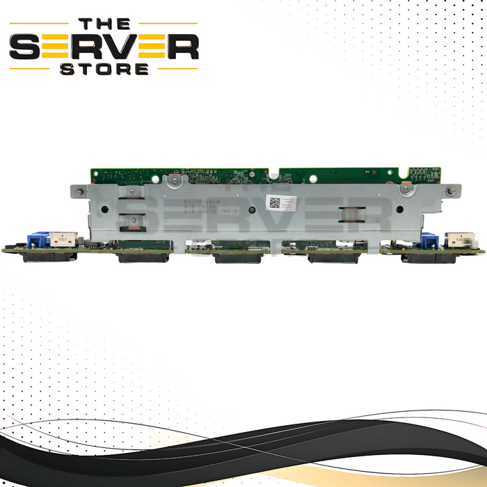 Dell PowerEdge R640 10-Bay 2.5" SFF SAS/SATA/NVMe Hybrid Hot-Swap Backplane Board with Bracket. P/N: 0PGJ4P, PGJ4P, 0NFNNV, NFNNV, 073V17, 73V17.