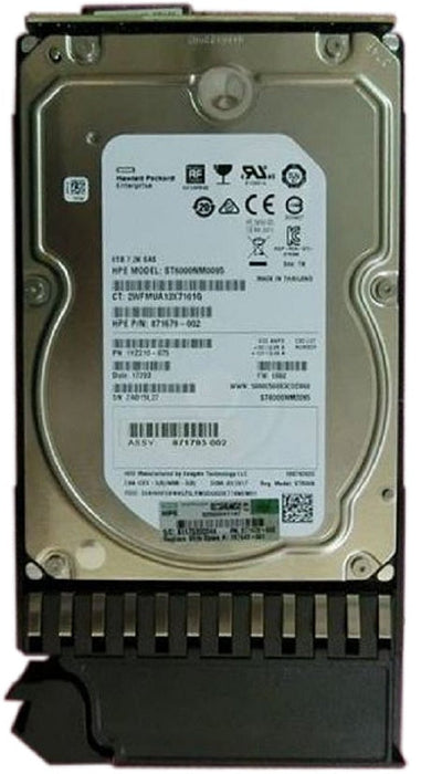 HPE 871679-002 6 TB Hard Drive - 3.5" Internal - SAS 12Gb/s | USED