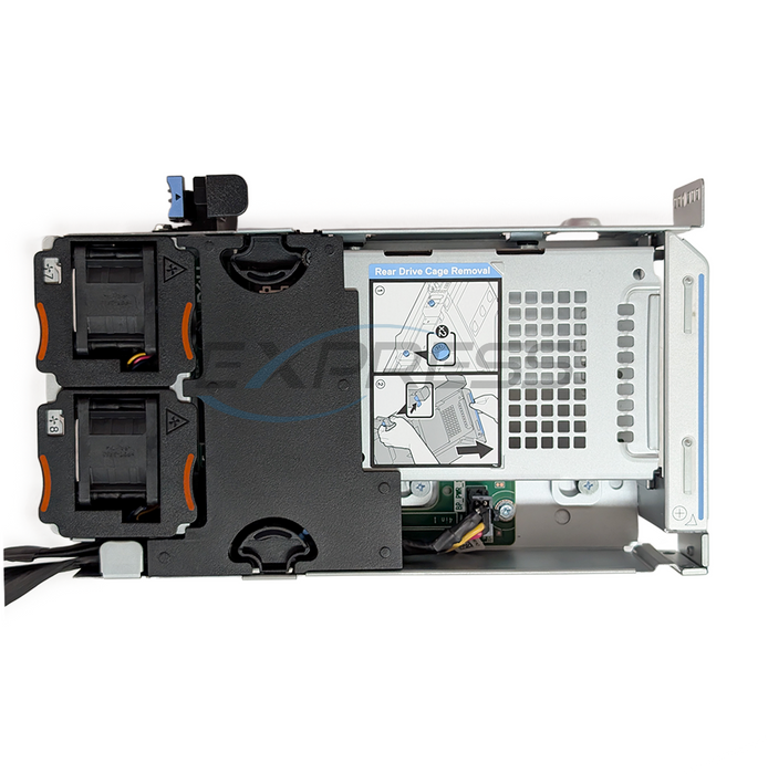 2HGDD — 2X2.5" Rear Drive Bay Riser Cage | Dell PowerEdge R760