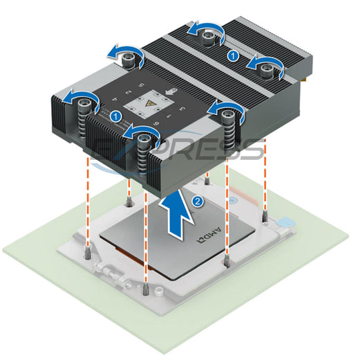 2K16D - 1U GPU Heatsink | Refurbished Dell PowerEdge Gen 17
