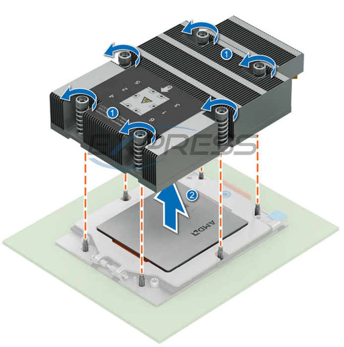2K16D - 1U GPU Heatsink | Refurbished Dell PowerEdge Gen 17