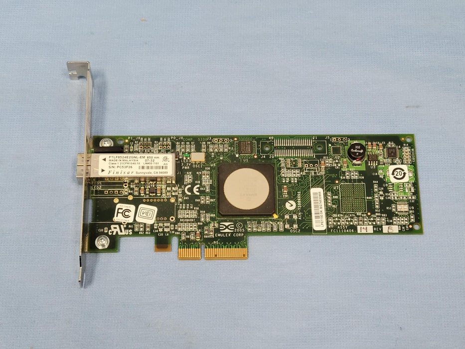 Dell ND407 Emulex LPE1150-E Lightpulse 4GB PCI-E PCIe FC 266MHZ Network Card HBA