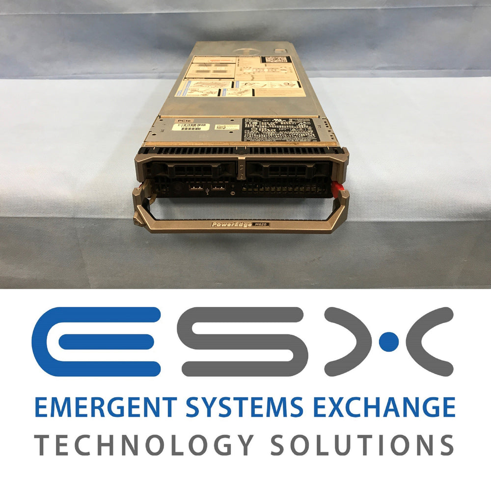 Dell PowerEdge M620 Blade Server 2x10 Core E5-2660v2 @2.2GHz 256GB H710 10GB NDC