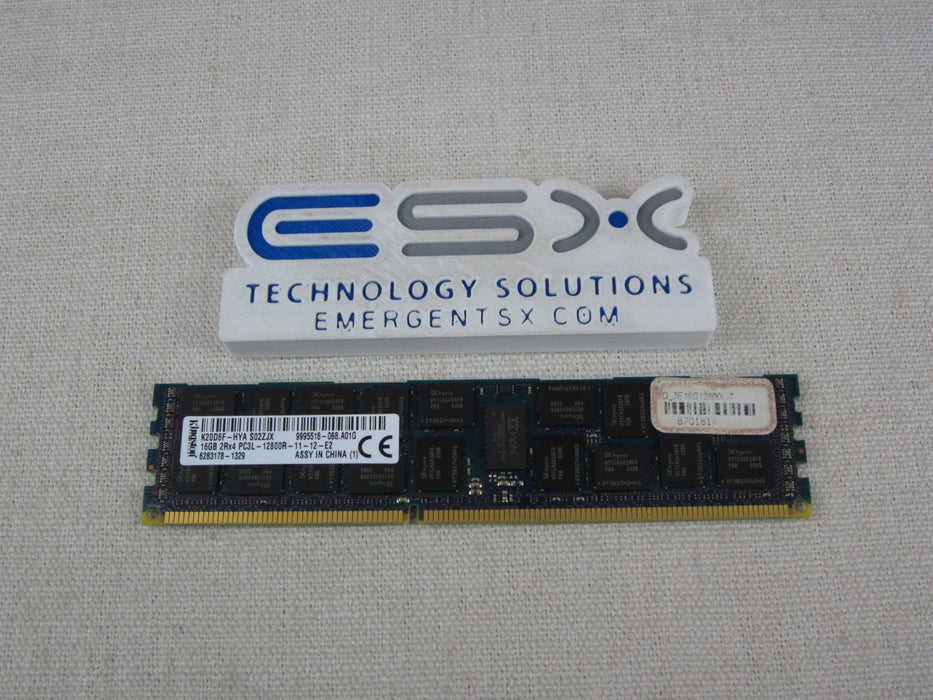 Kingston K20D6F-HYA 16GB 2Rx4 PC3-12800R DDR3-1600MHz Server Memory RDIMM