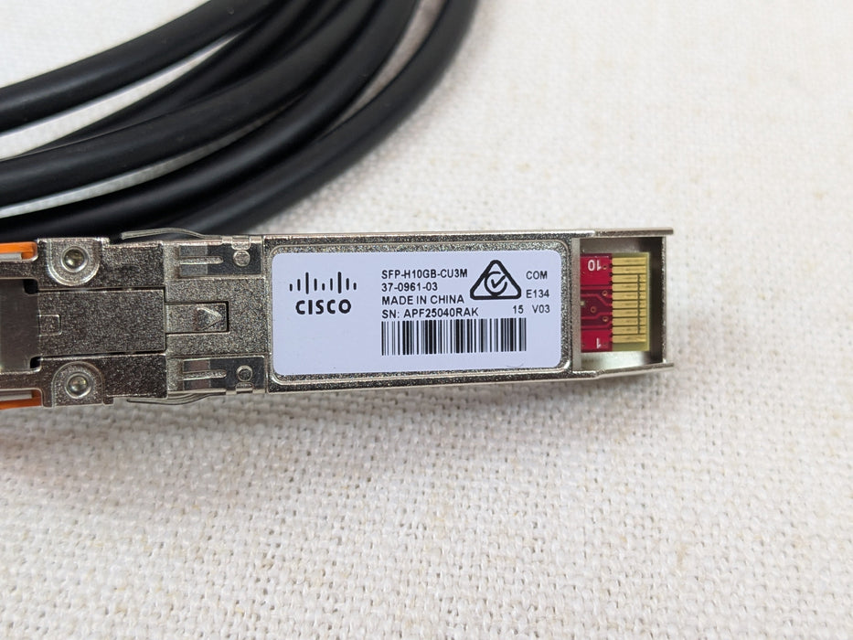 Genuine Cisco 3M Passive DAC Twinax SFP+ 10GB/s Cable SFP-H10GB-CU3M