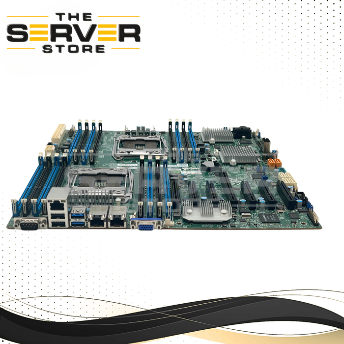 Supermicro Dual Xeon E5-2600 v3 v4 10GbE LGA2011-3 E-ATX Motherboard X10DRH-CT