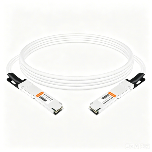 2x400G OSFP to 2x400G OSFP PAM4 InfiniBand NDR Passive Direct Attached Cable, Flat top on one end and Flat top on the other