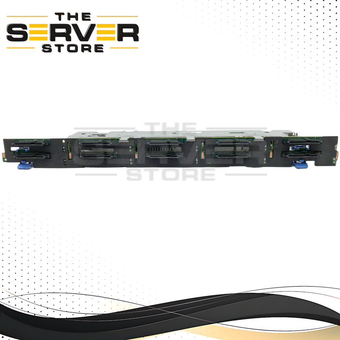 Dell PowerEdge R640 10-Bay 2.5" SFF SAS/SATA/NVMe Hybrid Hot-Swap Backplane Board with Bracket. P/N: 0PGJ4P, PGJ4P, 0NFNNV, NFNNV, 073V17, 73V17.
