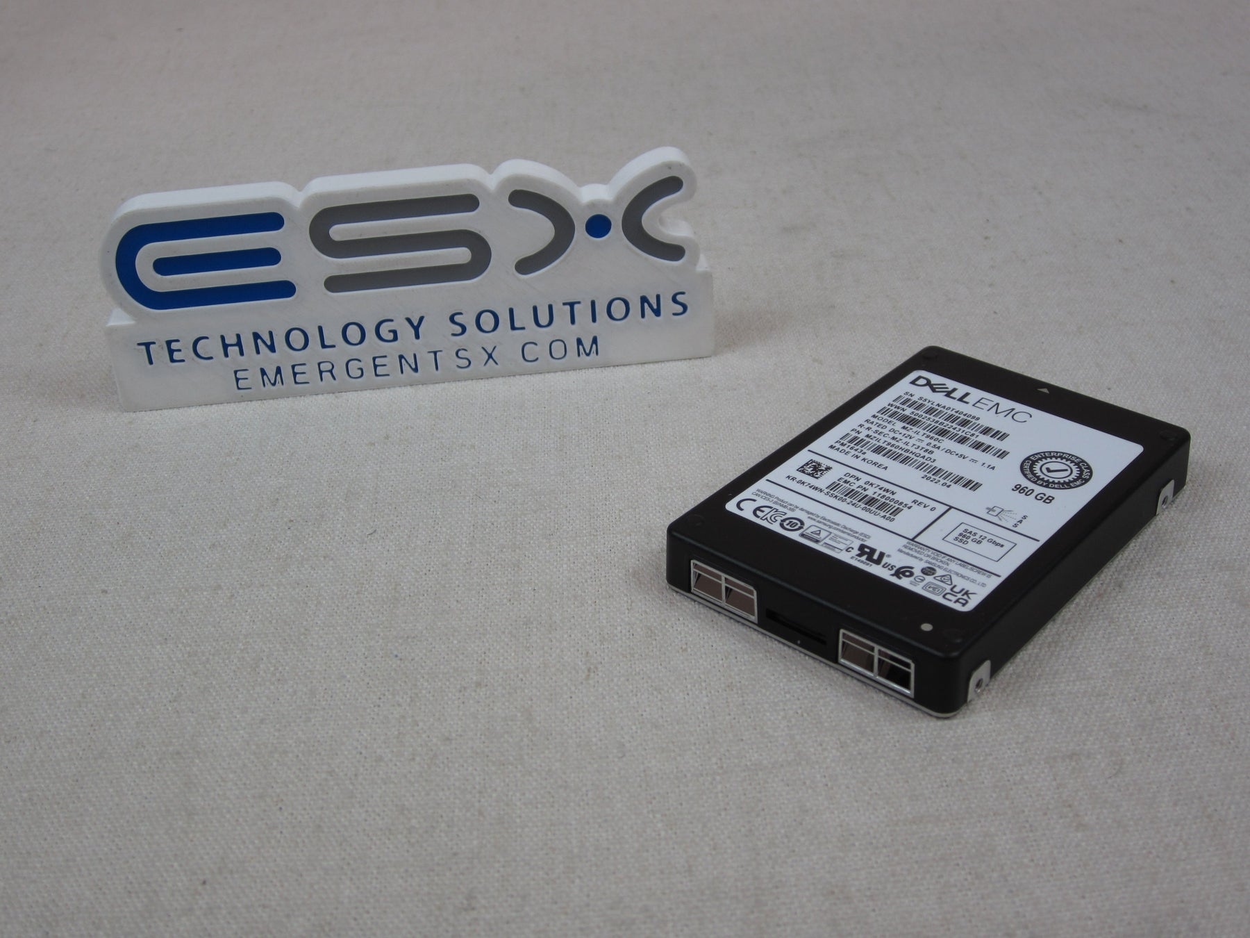 Dell K74WN 960GB 12Gb/s 2.5" SAS RI SSD Samsung PM1643a MZ-ILT960C