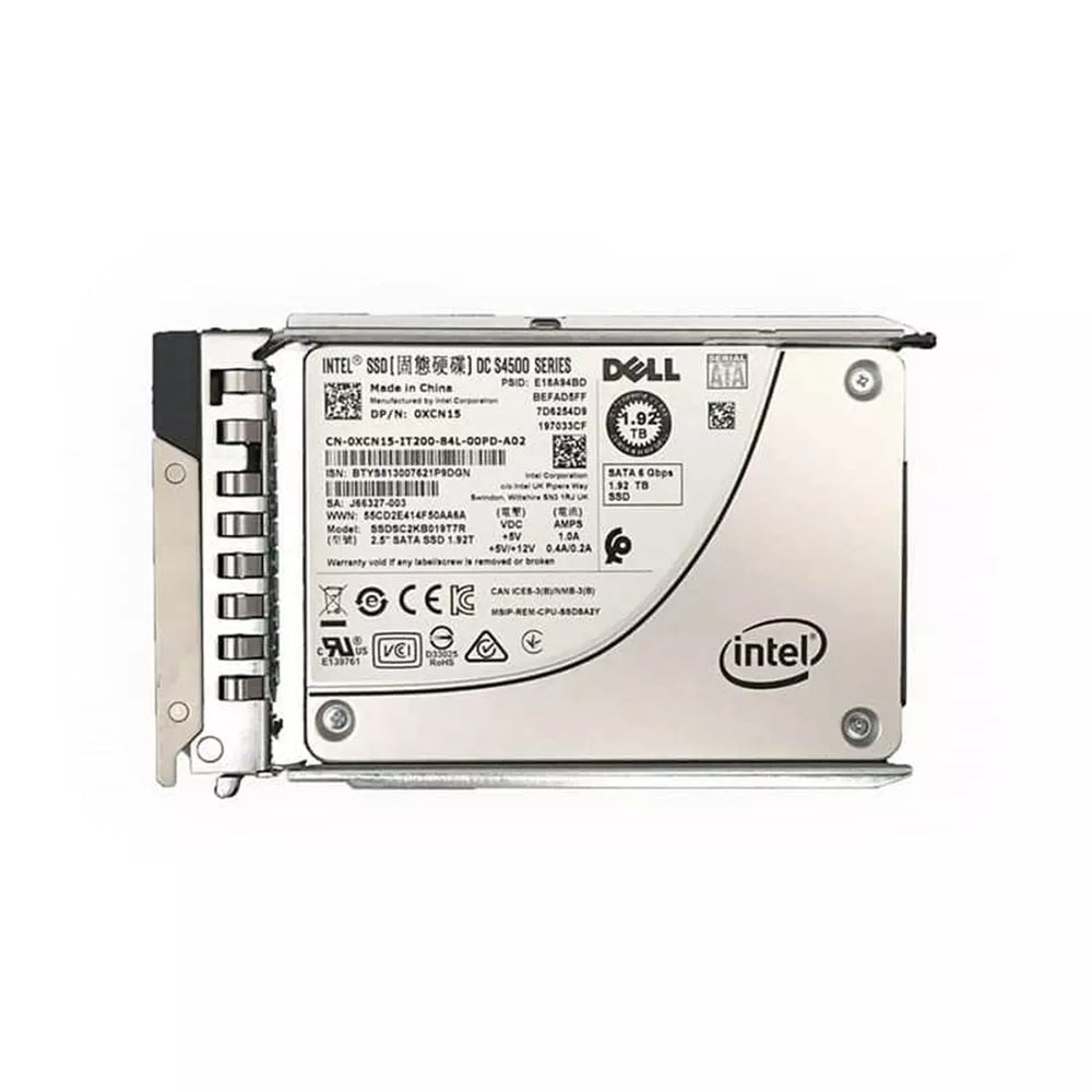 Dell XCN15 1.92TB SATA 6Gbps Read Intensive 1DWPD 2.5-Inch Hot Plug SSD | USED