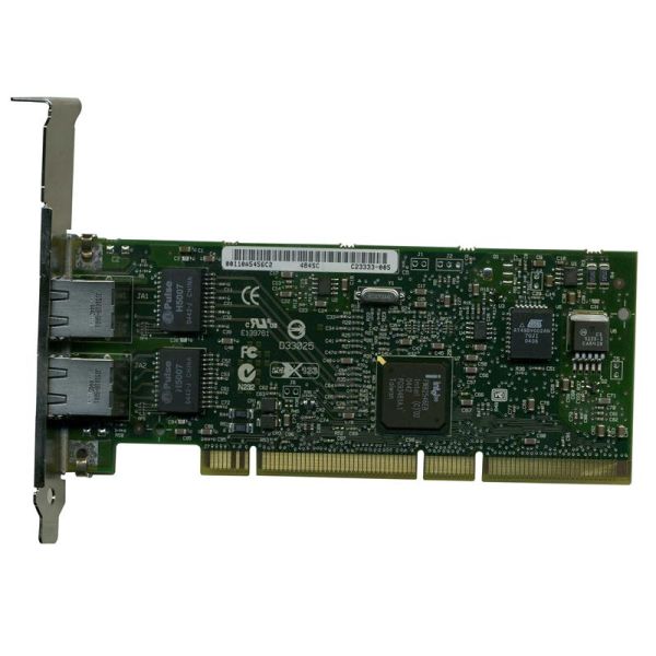 313586-001 - HP NC7170 Dual Port PCI-X 10T 100TX 1000T Gigabit Adapter (Low Profile)